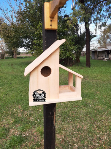 Casita Para Pajaros En Madera - Deutzia Natural Lista Para Pintar