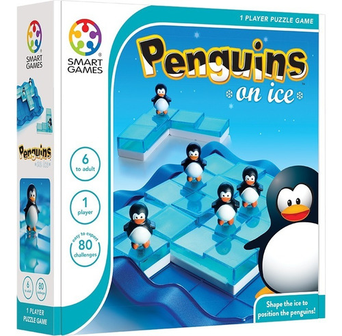 Sg155 Pingüinos Sobre Hielo Juego Lógica 6 Años Smart Games