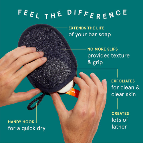 Jabón Exfoliante Para Hombres Bolsa Exfoliante Deportiva Lim