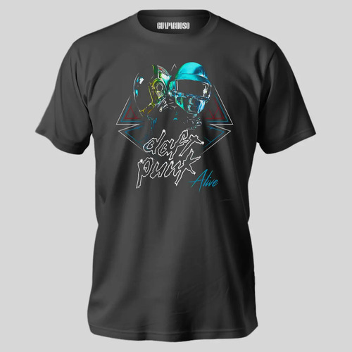 Playera Daft Punk Alive Tron Legacy Estampado