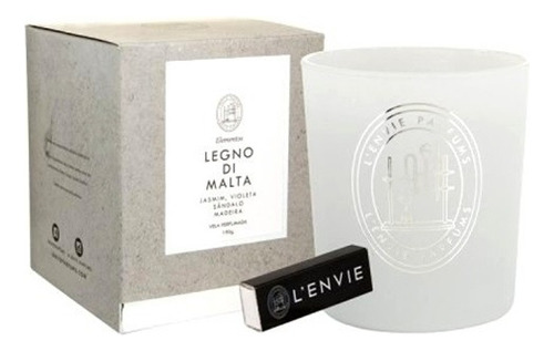 Vela Perfumada Legno Di Malta - 210g Lenvie Liso