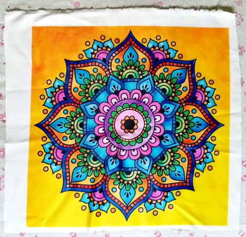 Kit Decorativo Mandala Cojín Cuadro