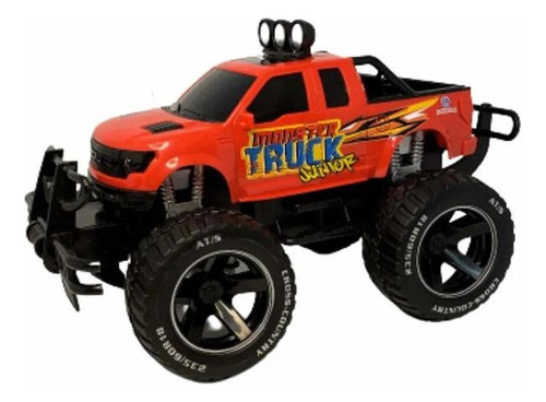 Vermelho Rc Monster Truck Junior - Polibrinq Car2243
