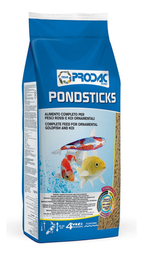 Pond Stick Para Carpas Koi Prodac De 1 Kg Peces Acuario Pez