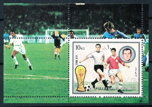 1973 Deportes- Mundial Fútbol Alemania - Fujeira Mnh