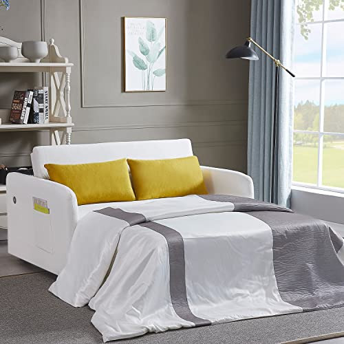 Kevinplus Sofá Cama Convertible Con Enchufe Usb, Sofá Cama C