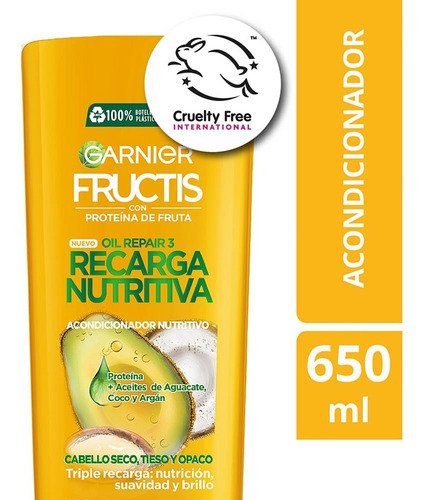 Acondicionador Garnier Recarga Nutritiva Fructis 650ml