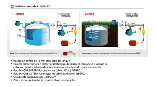 Imagen 4 de 5 de Flotante Automatico Para Tanque De Agua Viyilant - Tofema.
