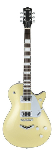 Guitarra eléctrica Gretsch Electromatic G5220 Jet BT de caoba casino gold brillante con diapasón de nogal negro