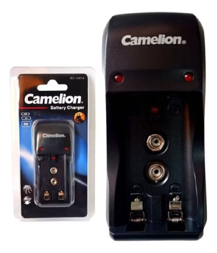 Kit Cargador + 2 Pilas Aa 2000mah Camelion, Recargables