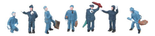 Maqueta Pintada En Color A Escala 1/150 Entrena A Personas A