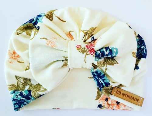 Imagen 5 de 7 de Gorrito Turbantes Para Bebé De Algodón Hipoalergénico