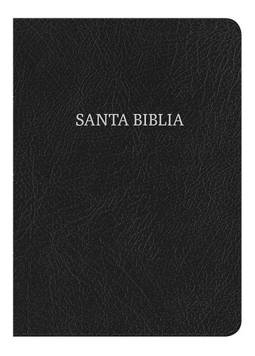 Nvi Biblia Letra Gigante Negro, Piel Fabricada Con Índice