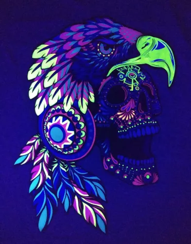 Playera Calavera Caballero Águila Muertos Larva en venta en Miguel Hidalgo  Distrito Federal por sólo $   Mexico