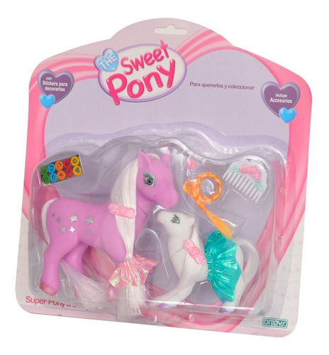 Familia The Sweet Pony Super Baby Accesorios Ditoys Original