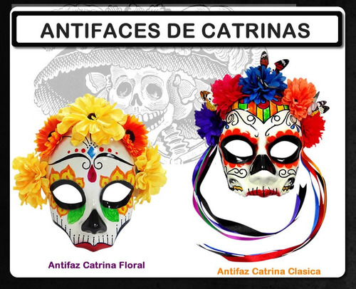 Antifaz De Catrina, Calavera Para Dia De Muertos Y Halloween | Meses sin intereses Antifaz De Catrina, Calavera Para Dia De Muertos Y Halloween | Meses sin intereses
