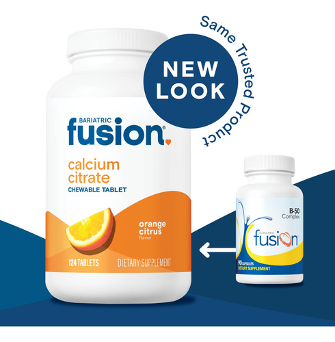 Tableta Masticable Bariatric Fusion Citrato De Calcio 1300 M