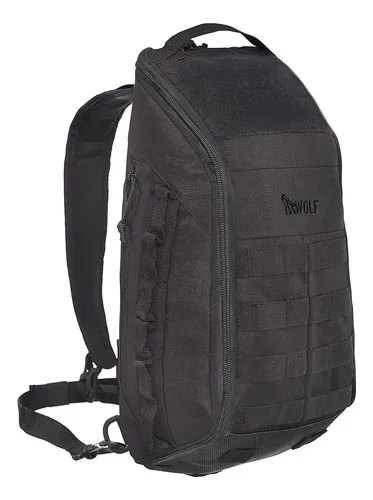 Mochila Transversal Wolf Attack 9mm Preta - Single Bag | MercadoLivre