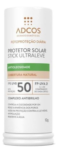 Protetor Antioleosidade Stick Ultraleve Fps50 Peach Adcos