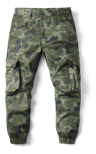 Pantalones Cargo De Camuflaje Para Hombre Joggers Tácticos M