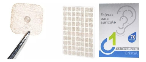 Ponto Auriculoterapia Cristal Auricular Micropore 350 Unid