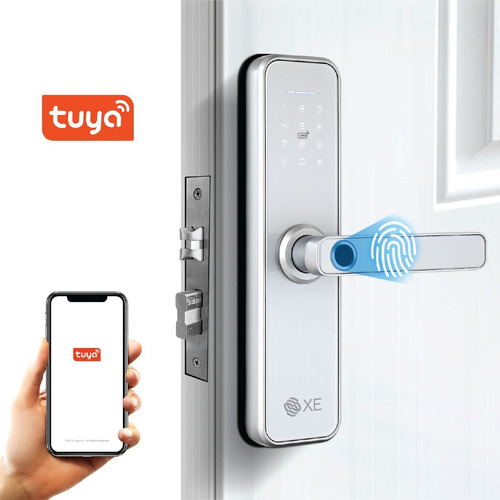 Cerradura Digital Inteligente Wifi Ci400 Plata Xe Seguridad