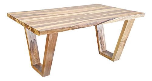 Mesa Leder De Madera De Guayubira Modelo Nadra 160x87cm