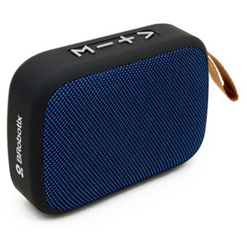 Bocina Bluetooth Brobotix 136445 Fm Usb Color Azul