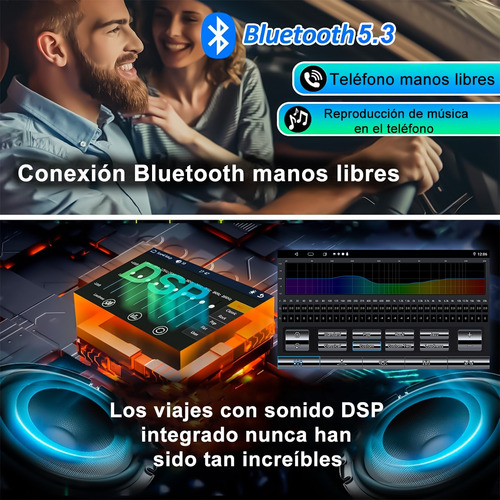 Estéreo Pantalla 4+64g Táctil Para Renault Duster 2015-2020 Negro