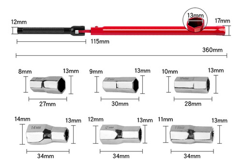 Inglesas Para Grifo De 8-14 Mm Para El Baño Del Hogar