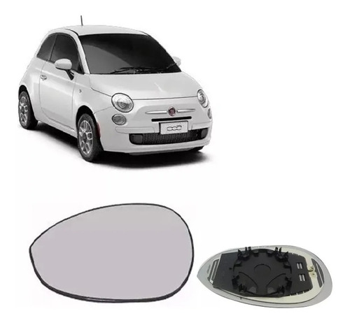 Reparacion Vidrio Espejo Exterior C/base Fiat 500 C/ Desemp.