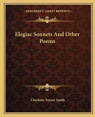 Libro Elegiac Sonnets And Other Poems - Smith, Charlotte ...