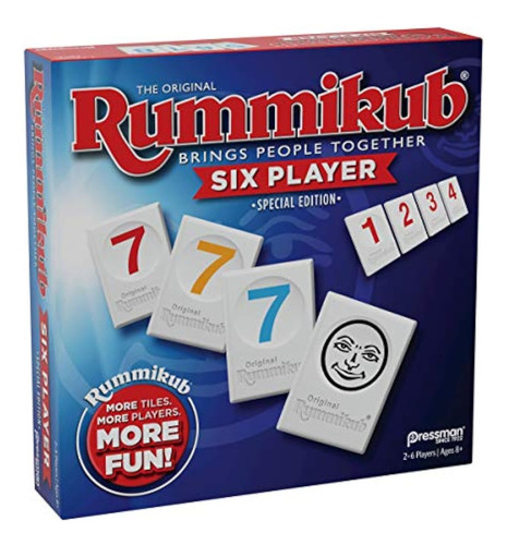 Edição Rummikub Six Player - O Rummy Clássico