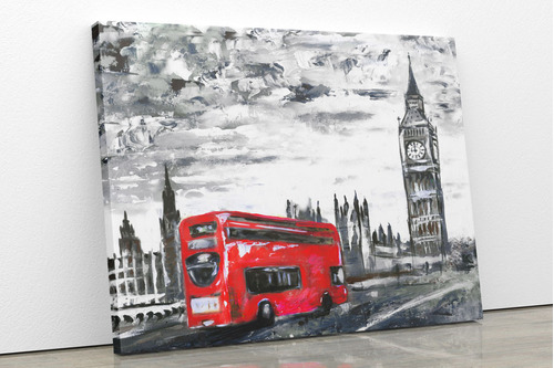 Cuadro En Lienzo Tayrona Store Pintura London 001 100x80cm