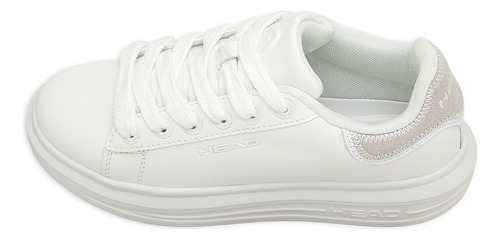 Zapatilla Head Plataforma Paris Mujer Blanca 4 Solo Deportes