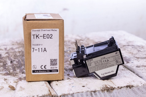 Fuji Electric Thermal Overload Relay Tk-e02 7-11a Ccv