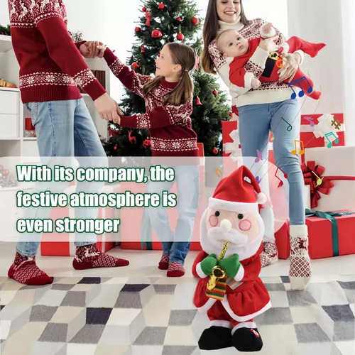 Nuevo Juguete De Baile Eléctrico De Papá Noel Tocando El