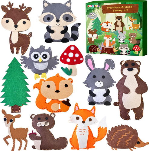 Xipegpa Kit De Costura Kit De Manualidades De Animales Del B