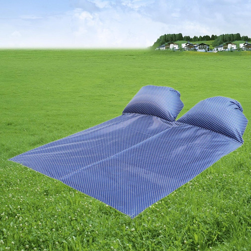 Manta De Picnic Con Reposacabezas, Cómodo Marina 145x210cm