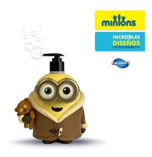 Minions Dispensador Jabón Liquido Para Manos, Oferta 400ml