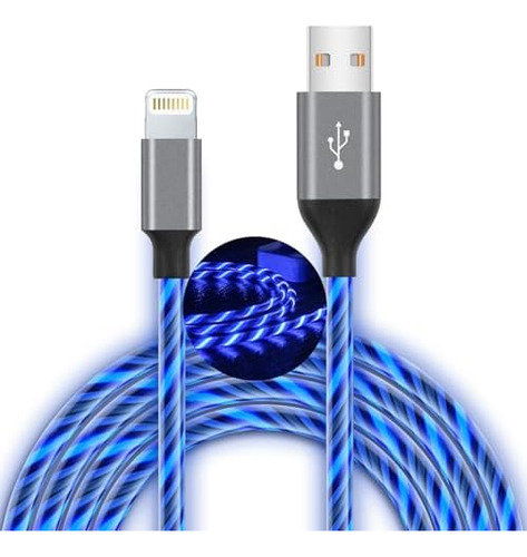 Cable De Carga Led Para Celular Cable Lightning Con Iluminac