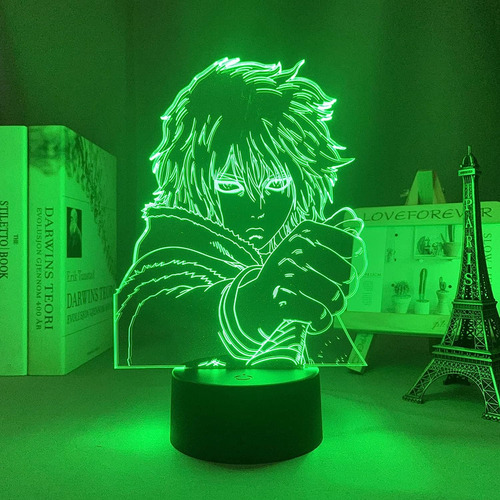 Lámpara Led De Anime Con Figura De Thorfinn Karlsefni Para D