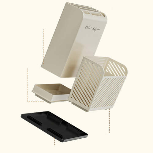 Caja Organizadora De Vajilla, Soporte Para Utensilios,