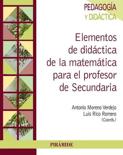 Elementos de didÃÂ¡ctica de la matemÃÂ¡tica para el profesor de Secundaria, de Rico Romero, Luis. Editorial Ediciones Pirámide, tapa blanda en español