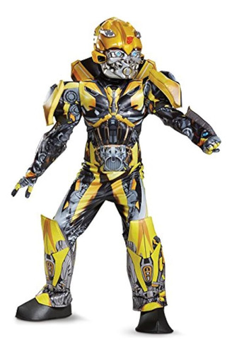 Disfraz Bumblebee Movie Prestige Disfraz, Amarillo, Pequeño 