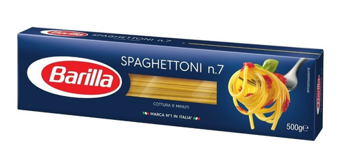 Fideos Barilla Spaghettoni Nº 7 500 Gr. Origen Italia