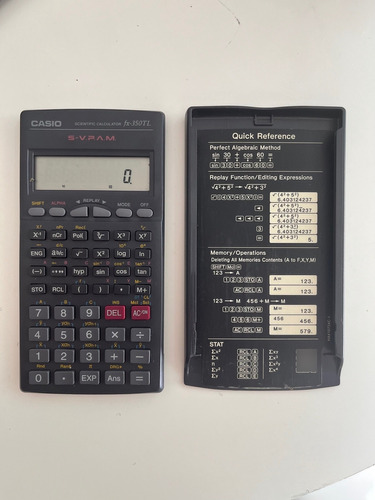 Calculadora Cientifica Casio Fx-350tl 229 Funciones Gris 