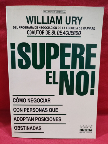 Supere El No - William Ury