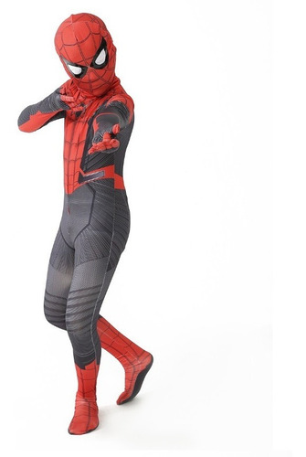 Imagem 4 de 8 de Fantasia Infantil Homem-aranha Longe De Casa Com Máscara