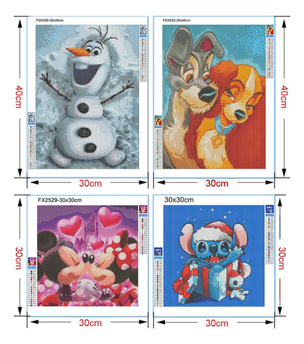 Stitch Painting Con Dibujos Animados De Diamond Lilo Els, Ga